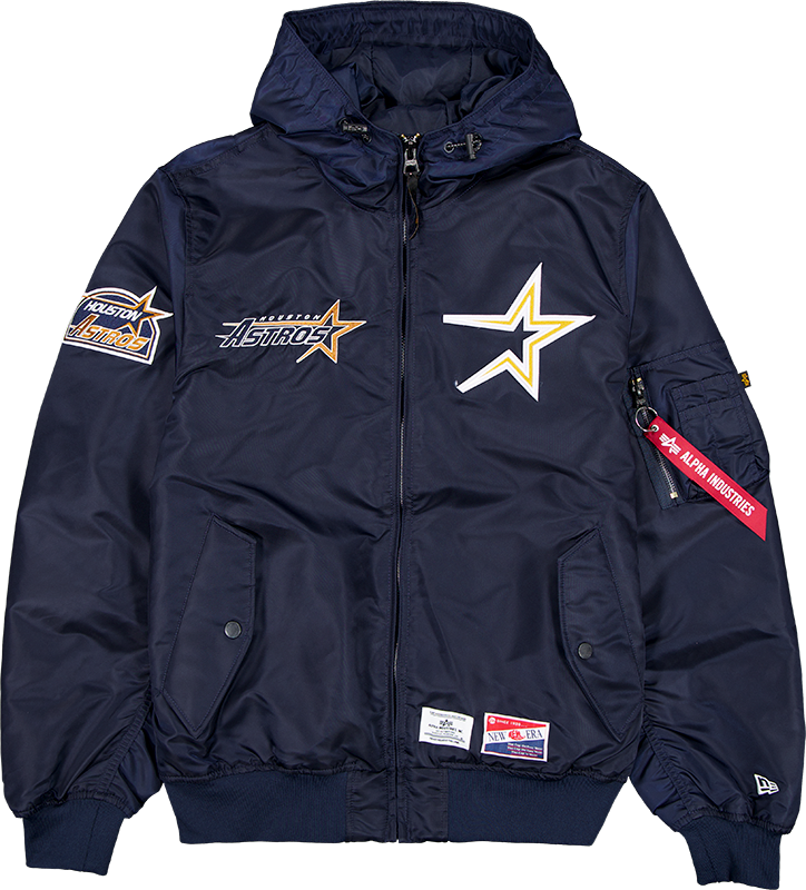 Alpha Industries x Houston Astros Cooperstown L-2B Hooded Bomber Jacket