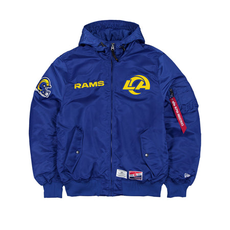 Alpha Industries x Los Angeles Rams L-2B Hooded Bomber Jacket