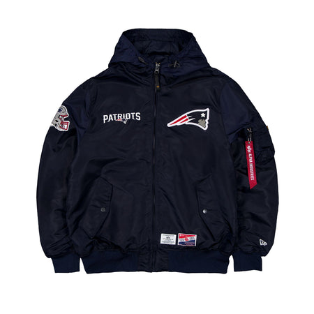 Alpha Industries x New England Patriots L-2B Hooded Bomber Jacket