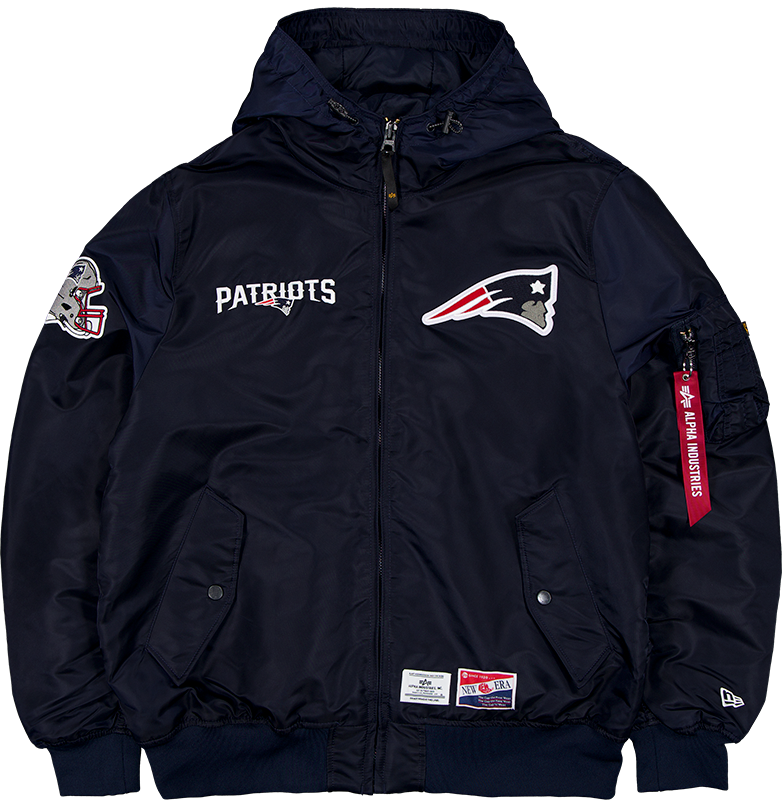 Alpha Industries x New England Patriots L-2B Hooded Bomber Jacket