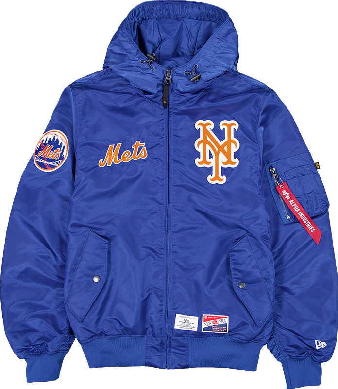 Alpha Industries x New York Mets L-2B Hooded Bomber Jacket