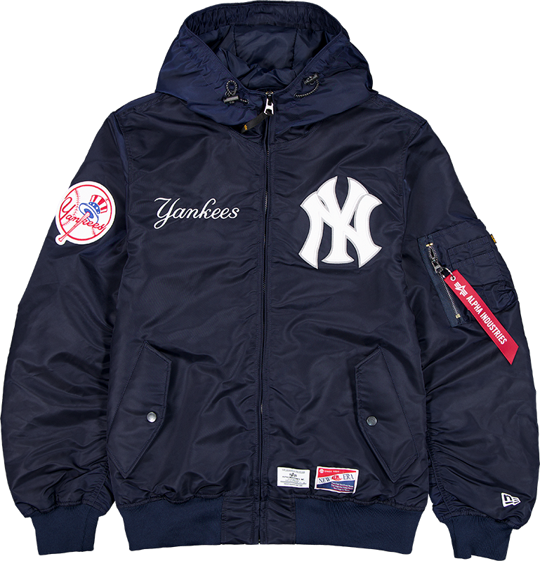 Alpha Industries x New York Yankees L-2B Hooded Bomber Jacket