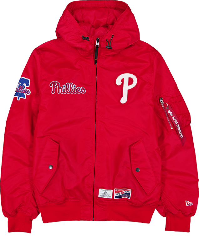 Alpha Industries x Philadelphia Phillies L-2B Hooded Bomber Jacket