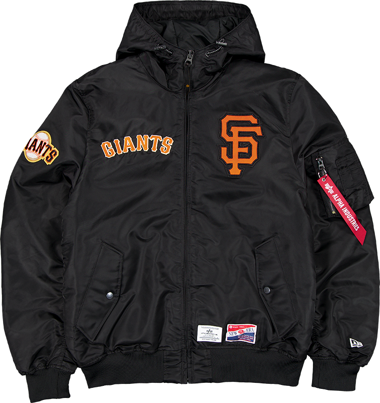 Alpha Industries x San Francisco Giants L-2B Hooded Bomber Jacket