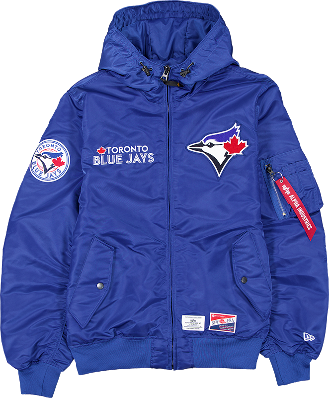 Alpha Industries x Toronto Blue Jays L-2B Hooded Bomber Jacket