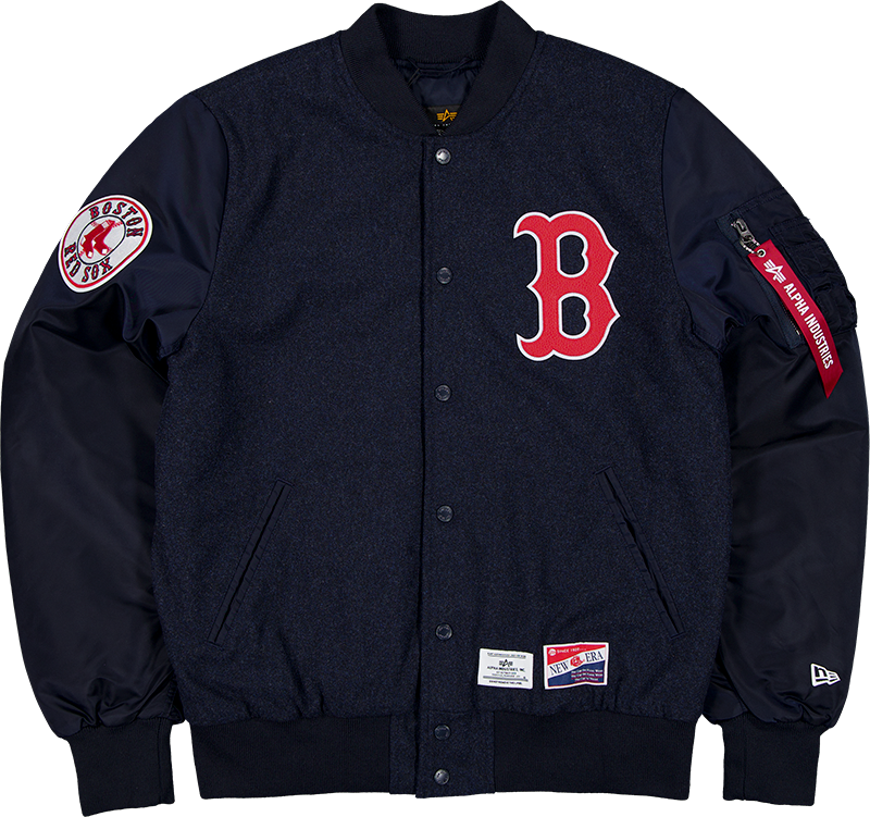 Alpha Industries x Boston Red Sox MA-1 Wool Varsity Jacket