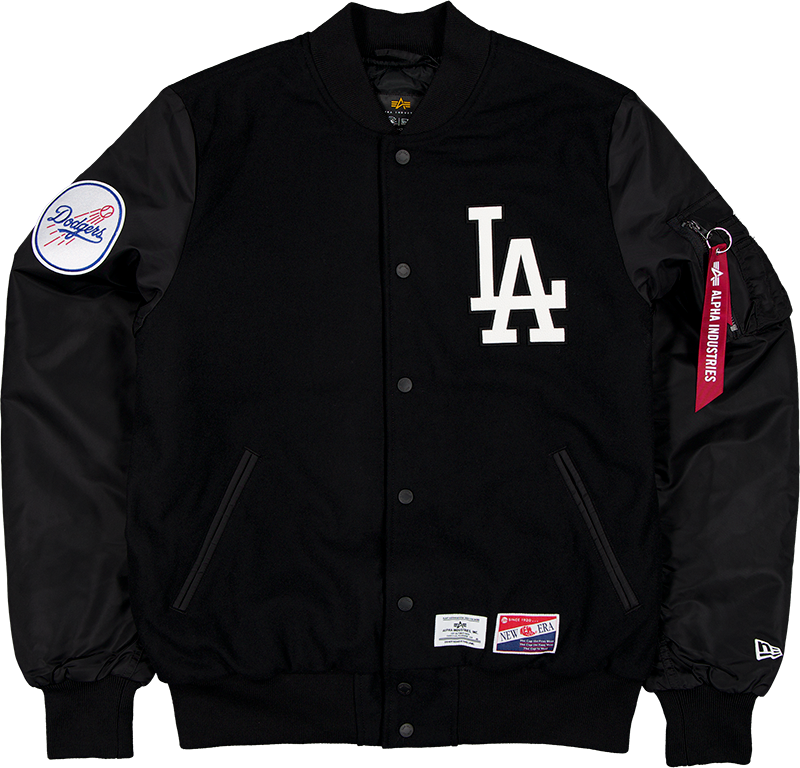 Alpha Industries x Los Angeles Dodgers MA-1 Wool Varsity Jacket