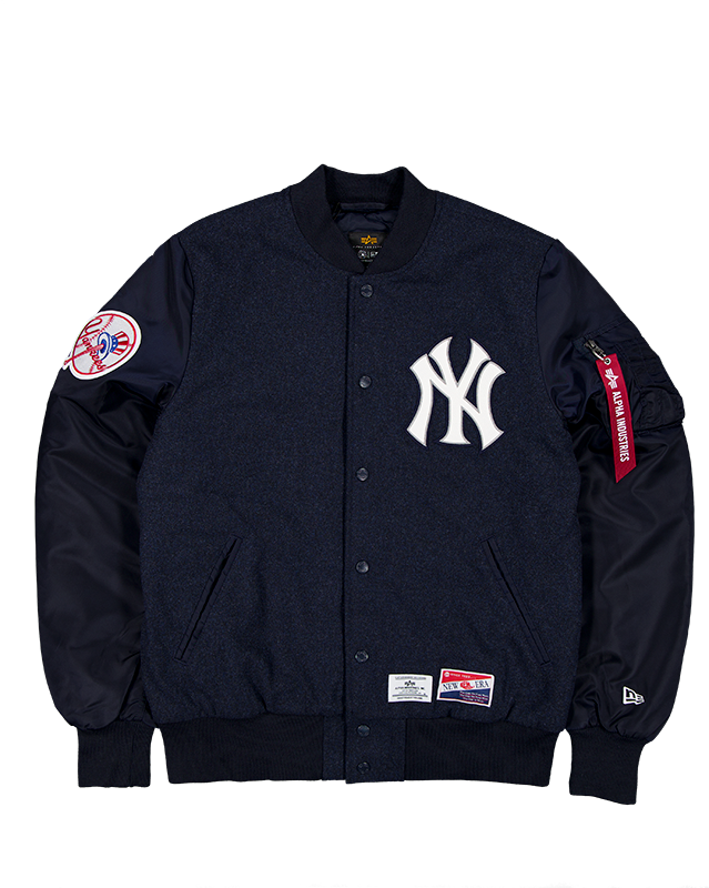 Alpha Industries x New York Yankees MA-1 Wool Varsity Jacket