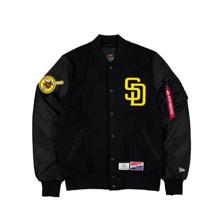 Alpha Industries x San Diego Padres MA-1 Wool Varsity Jacket