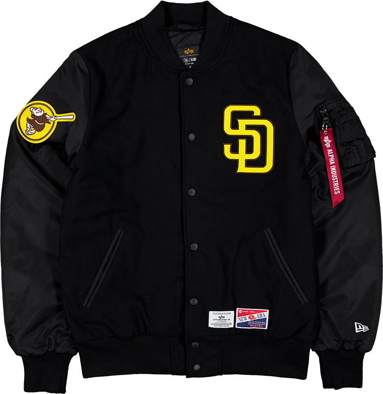 Alpha Industries x San Diego Padres MA-1 Wool Varsity Jacket