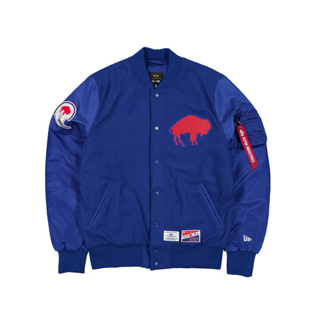 Alpha Industries x Buffalo Bills Historic MA-1 Wool Varsity Jacket