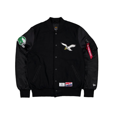 Alpha Industries x Philadelphia Eagles Historic MA-1 Wool Varsity Jacket