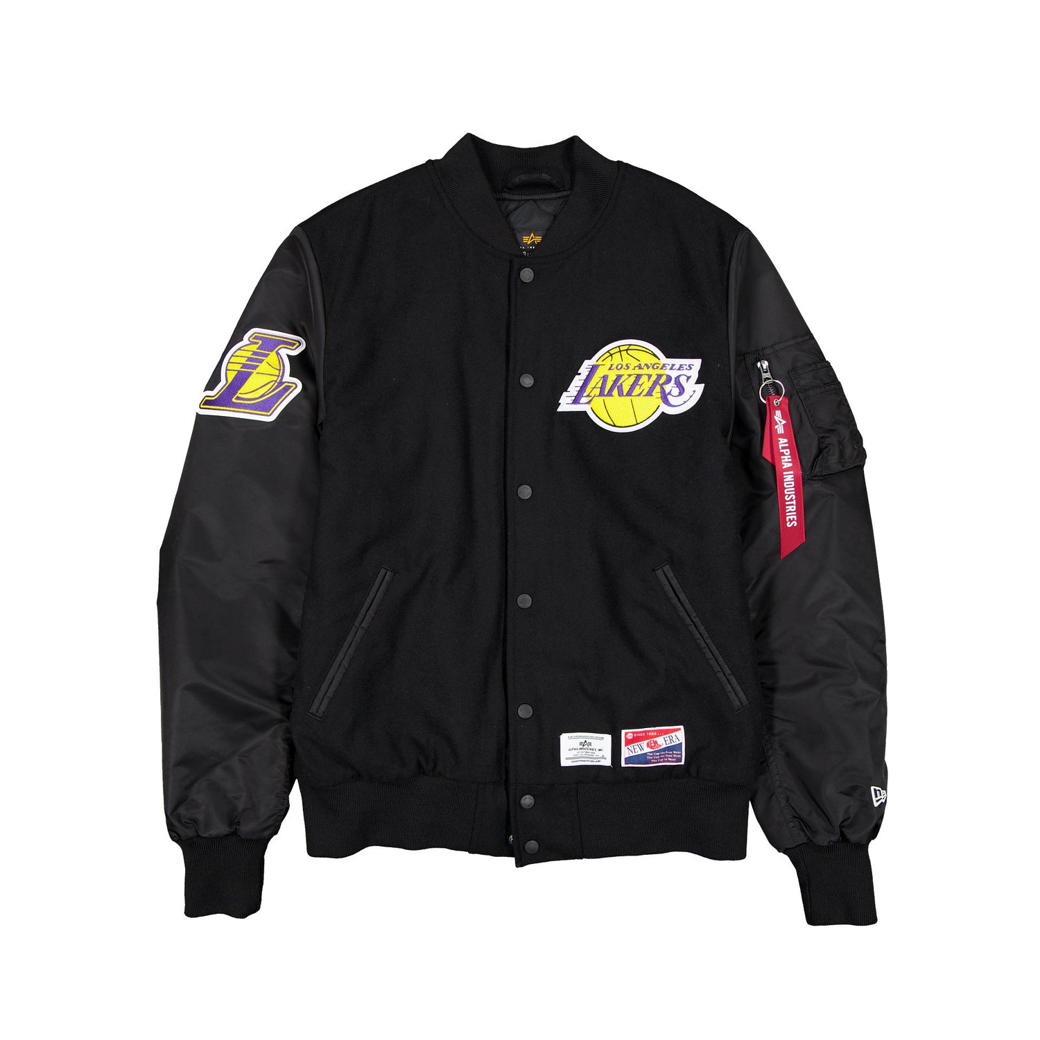 Alpha Industries x Los Angeles Lakers MA-1 Wool Varsity Jacket