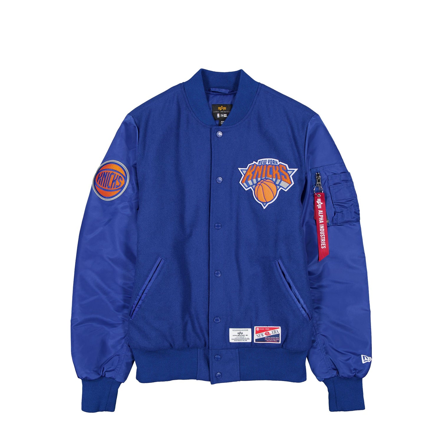 Alpha Industries x New York Knicks MA-1 Wool Varsity Jacket