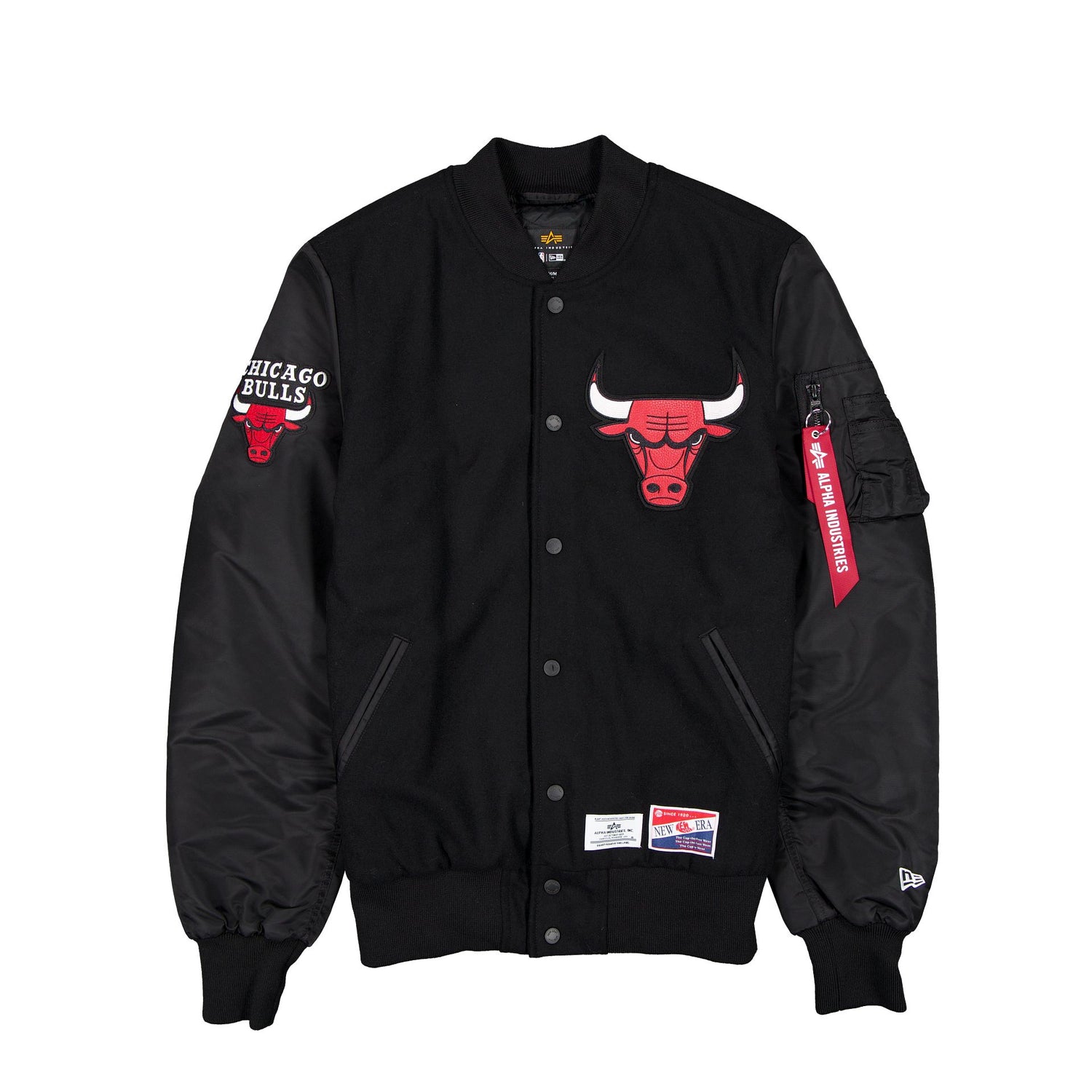 Alpha Industries x Chicago Bulls MA-1 Wool Varsity Jacket