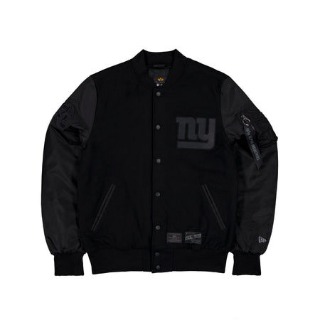 Alpha Industries x New York Giants MA-1 Wool Varsity Jacket Black