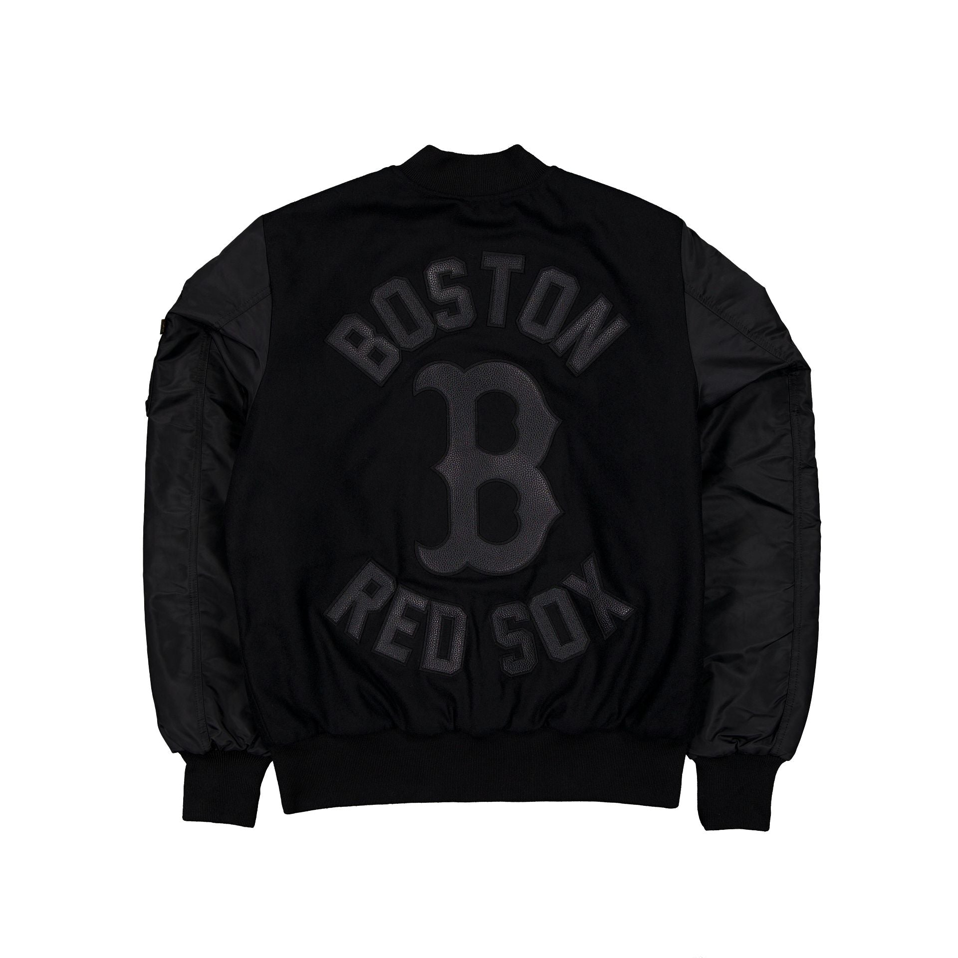 Alpha Industries x Boston Red Sox MA-1 Wool Varsity Jacket Black