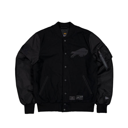 Alpha Industries x Buffalo Bills MA-1 Wool Varsity Jacket Black