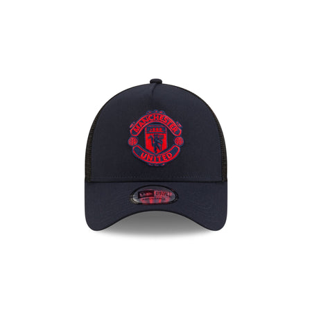 Manchester United Seasonal Navy 9FORTY A-Frame Trucker Hat