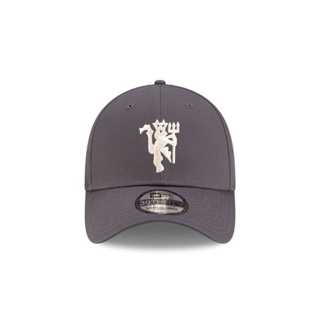 Manchester United Seasonal Dark Gray 39THIRTY Stretch Fit Hat