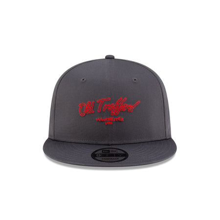 Manchester United Chain Stitch Dark Gray 9FIFTY Snapback Hat