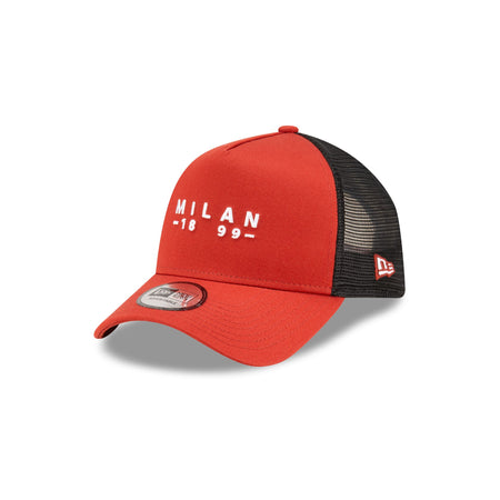 AC Milan Seasonal Wordmark Copper 9FORTY A-Frame Trucker Hat