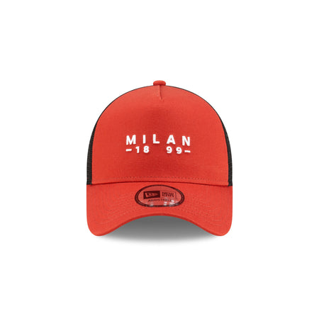 AC Milan Seasonal Wordmark Copper 9FORTY A-Frame Trucker Hat