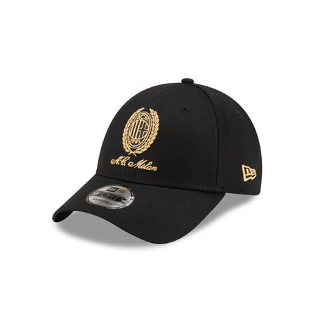 AC Milan Heritage Gold Black 9FORTY Adjustable Hat