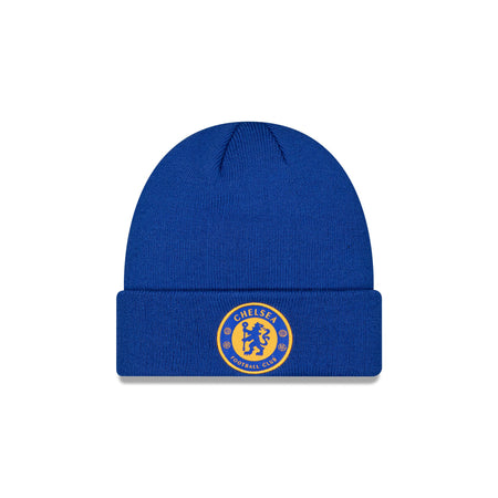 Chelsea FC Lion Crest Seasonal Blue Cuff Knit Hat