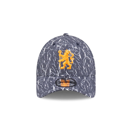 Chelsea FC Lion Crest Crinkle All Over Print 9FORTY Adjustable Hat