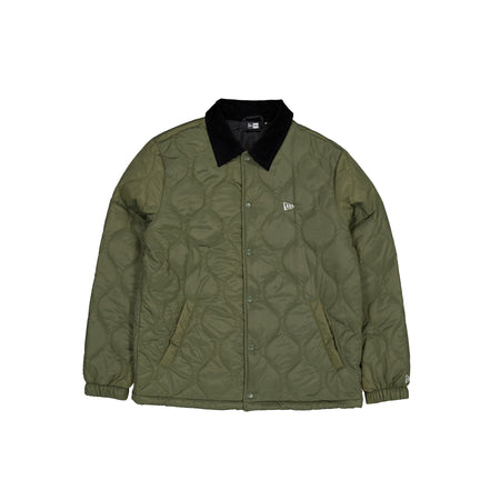 New Era Green Quilted Coach Jacket