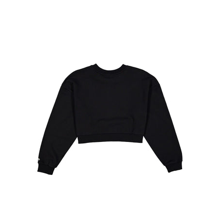 New York Yankees Women's Cropped Black Crewneck