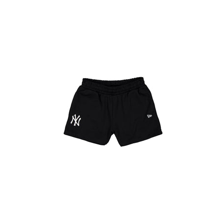 New York Yankees Women's High Waisted Black Shorts