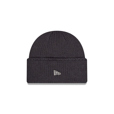 New Era Gray Wide Cuff Knit Beanie