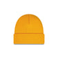 New Era Gold Short Cuff Knit Beanie