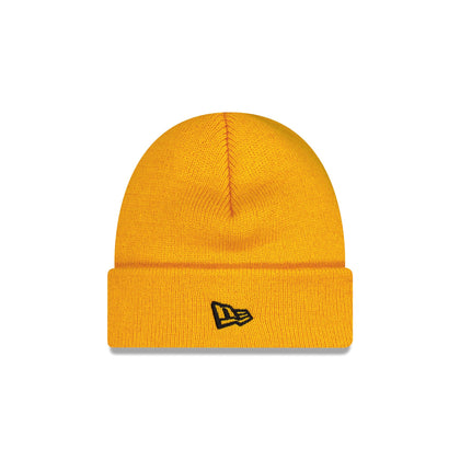 New Era Gold Short Cuff Knit Beanie