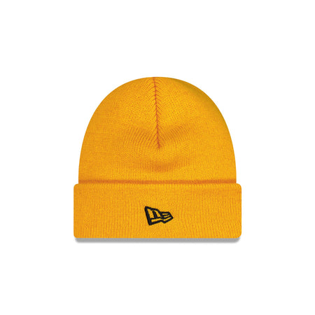 New Era Gold Short Cuff Knit Beanie