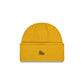 New Era Yellow Wide Cuff Knit Beanie