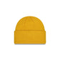 New Era Yellow Wide Cuff Knit Beanie