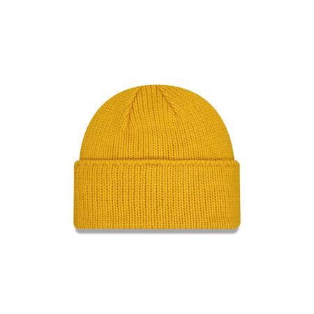 New Era Yellow Wide Cuff Knit Beanie