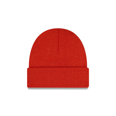 New Era Orange Short Cuff Knit Beanie