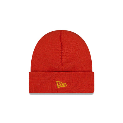 New Era Orange Short Cuff Knit Beanie