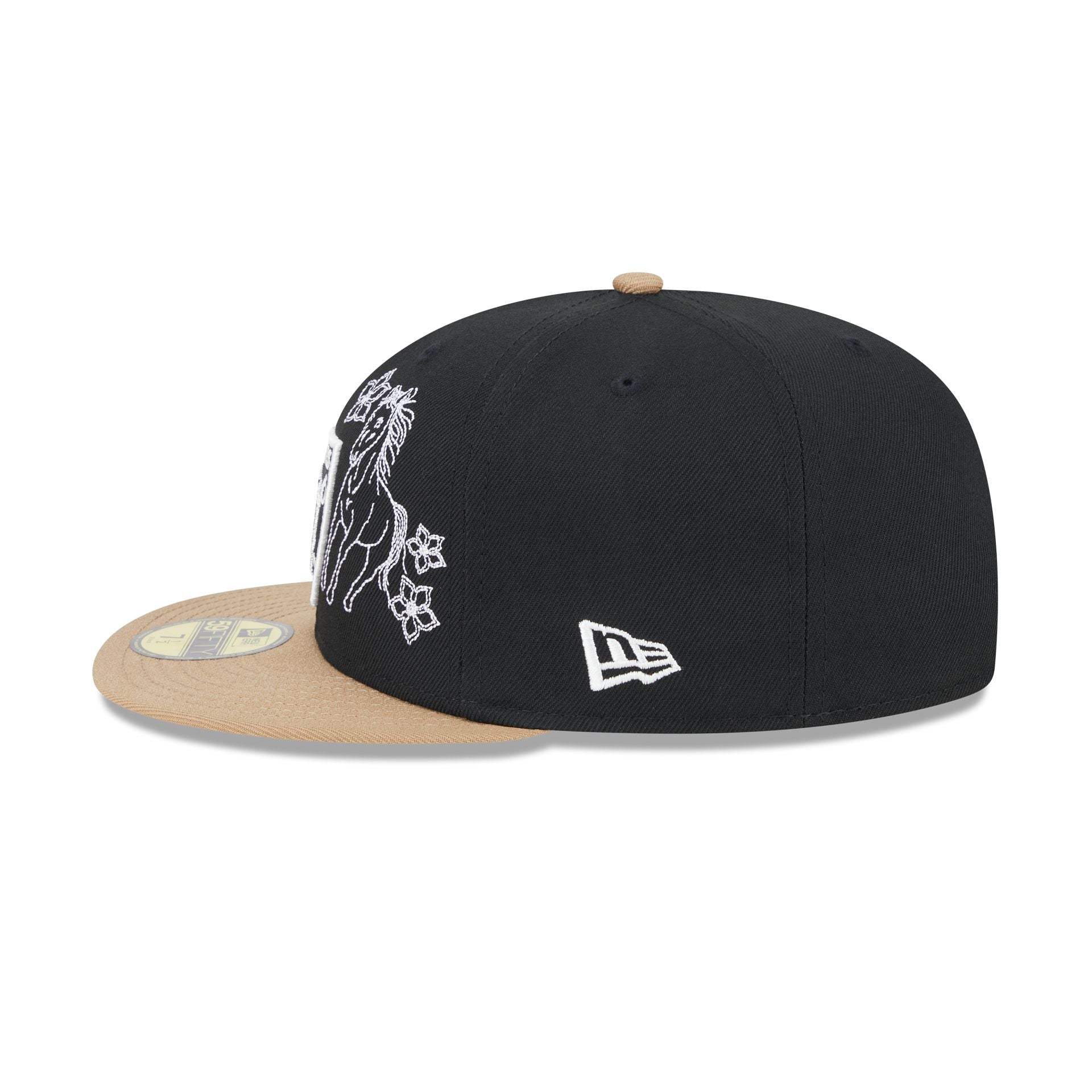 Las Vegas Raiders Western Khaki 59FIFTY Fitted