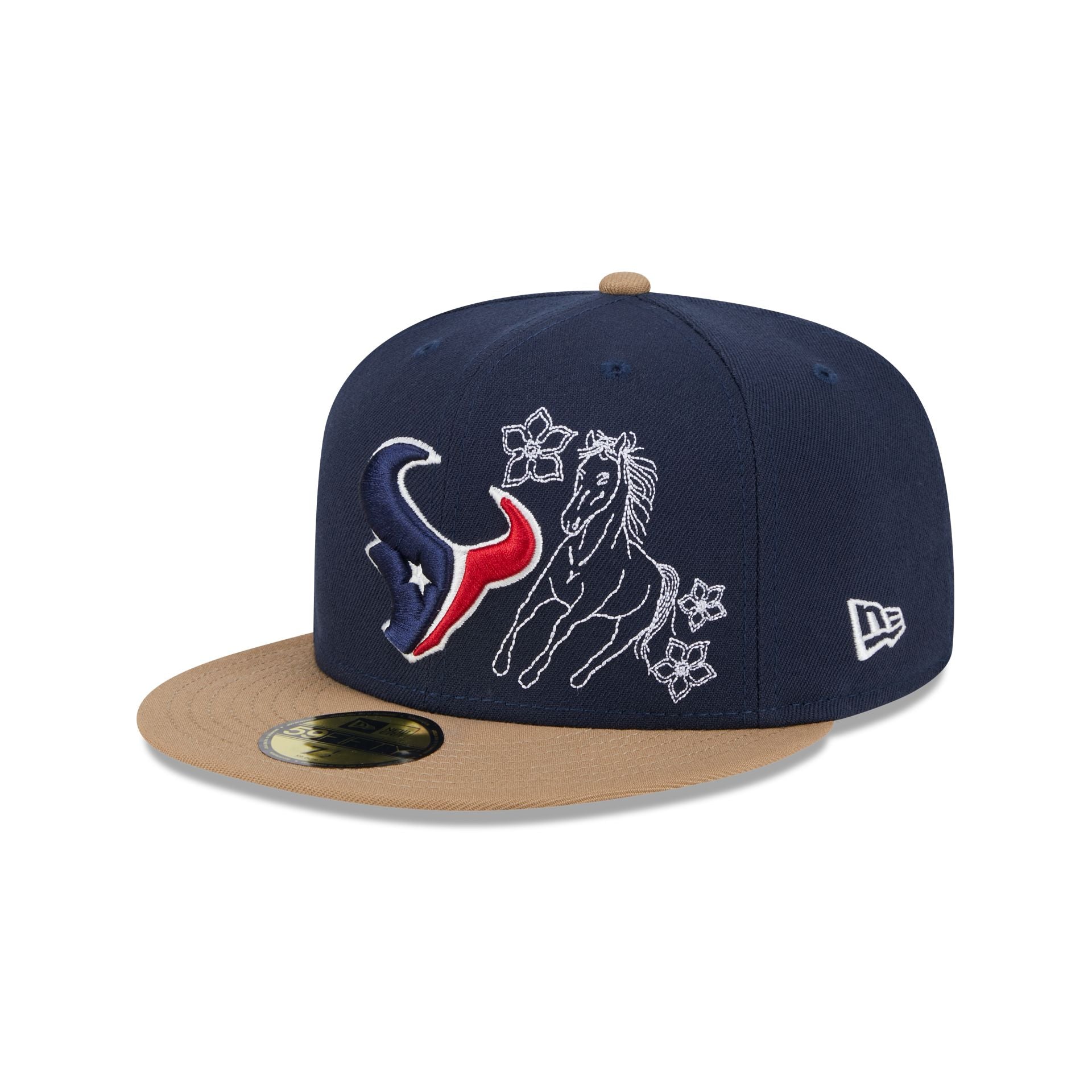 Houston Texans Western Khaki 59FIFTY Fitted Hat