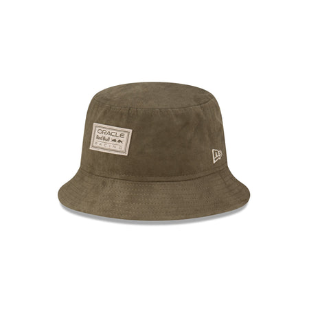 Oracle Red Bull Racing Faux Suede Olive Bucket Hat