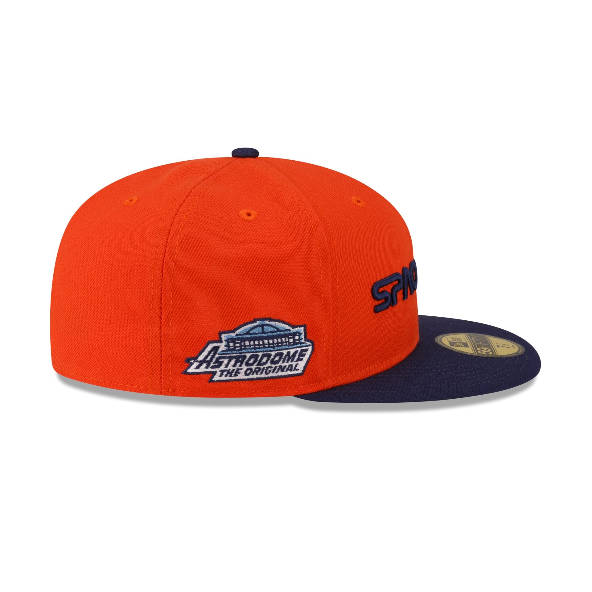 New Era 59Fifty Houston Astros Fitted Hat Size 7 5/8 top Sky UV Anniversary Patch