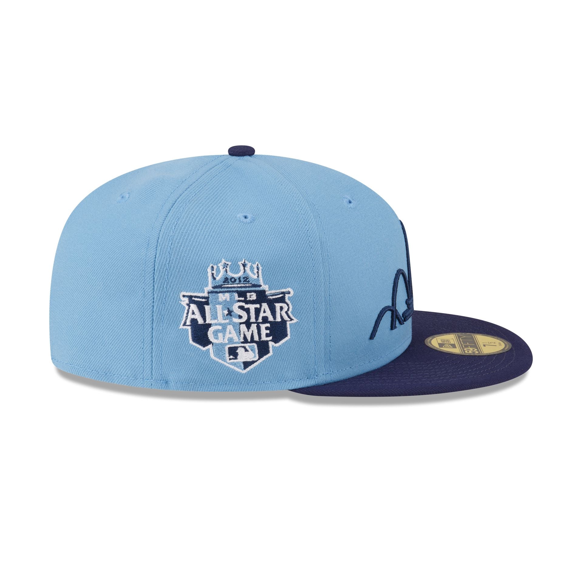 NEW ERA 59FIFTY purchases KANSAS CITY ROYALS FITTED HAT SIZE 7 1/2 BLUE UV 40th SIDE PATCH