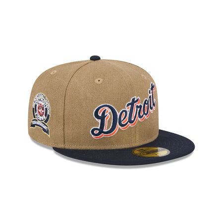 Detroit Tigers Canvas Crown 59FIFTY Fitted Hat