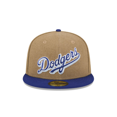 Los Angeles Dodgers Canvas Crown 59FIFTY Fitted Hat