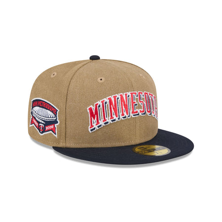 Minnesota Twins Canvas Crown 59FIFTY Fitted Hat